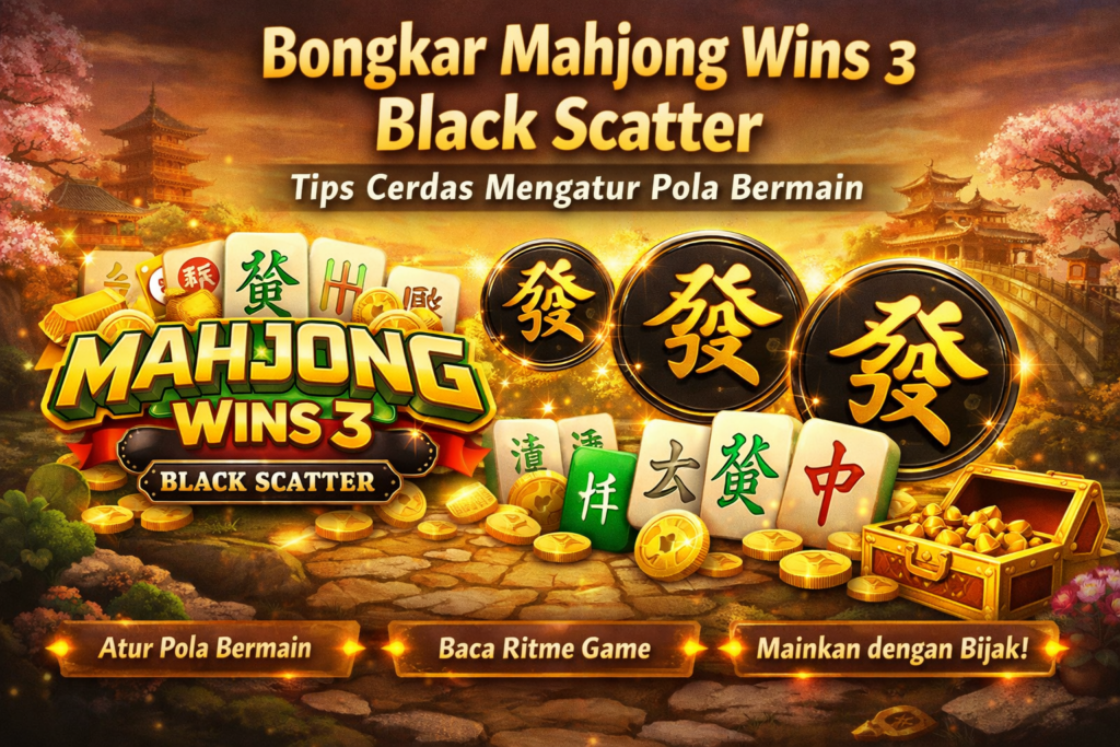 Pragmatic Play Digital Bongkar Mahjong Wins 3 Black Scatter: Tips Cerdas